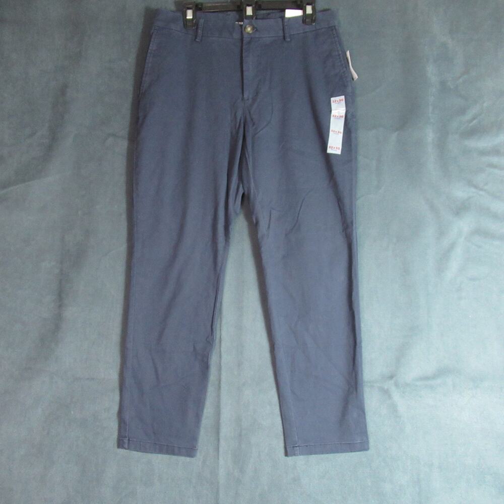Old Navy Pants Womens 32X30 Blue Khaki Athletic Work Casual Slacks Stretch NWT